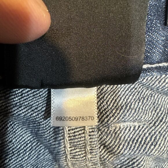 Helix Jeans‎ Mens 32x32 Blue Straight Embroidered Arrow Pockets 100% Cotton Y2K - Picture 6 of 12